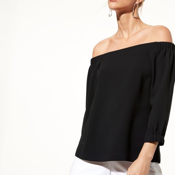 Babaton Aritzia Rodrigo Blouse Off Shoulder - Picture 2 of 4